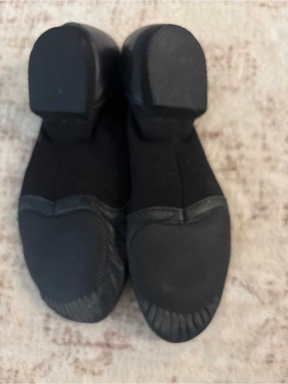 Girls Size 1 Bloch Leather Jazz Slip-On Dance/Practice Shoes